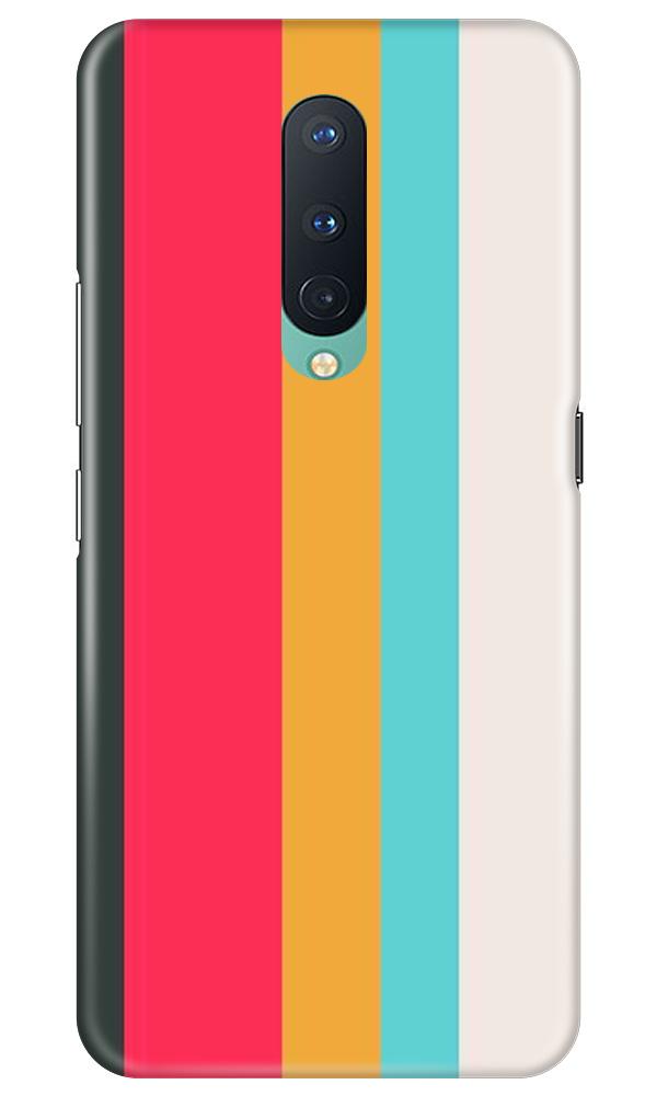 Color Pattern Mobile Back Case for OnePlus 8  (Design - 369)