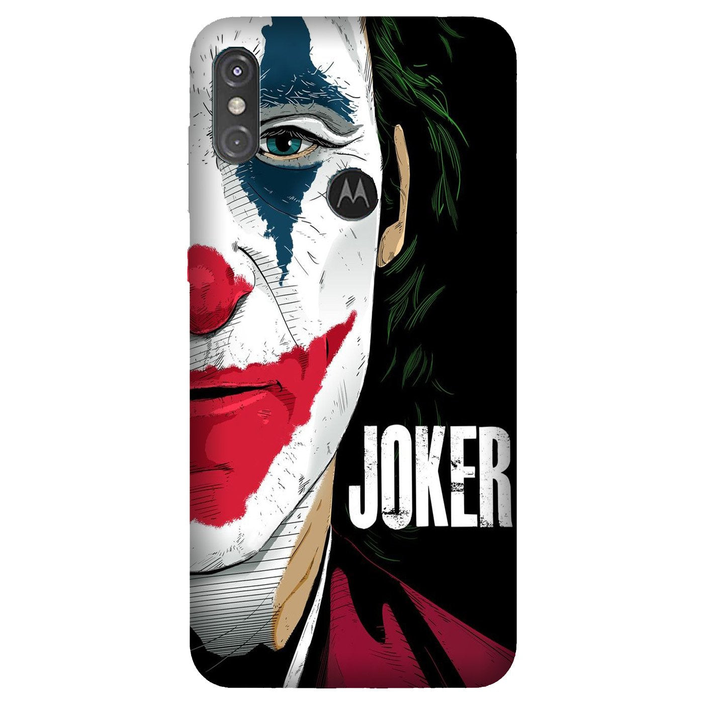 Joker Mobile Back Case for Moto One Power (Design - 301)