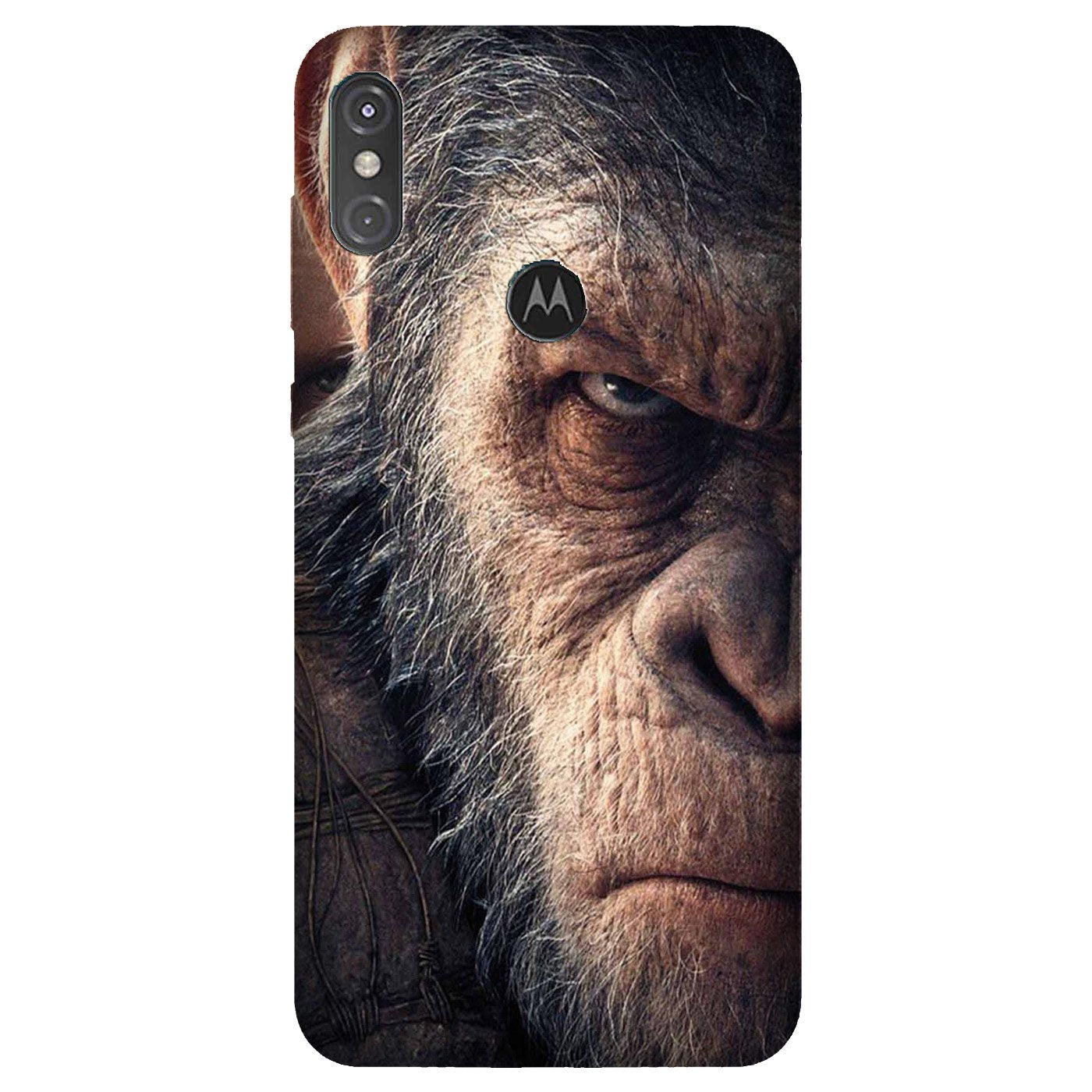Angry Ape Mobile Back Case for Moto One Power (Design - 316)