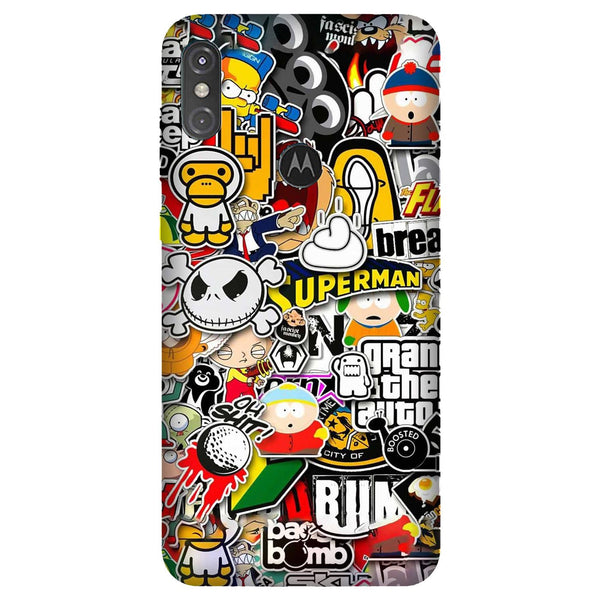 Designer Mobile Back Case for Moto One Power (Design - 320)