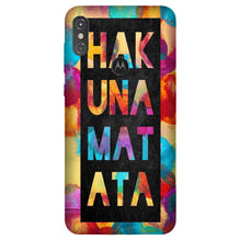 Hakuna Matata Mobile Back Case for Moto One Power (Design - 323)