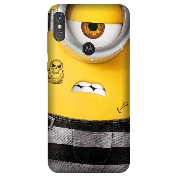 Minion Mobile Back Case for Moto One Power (Design - 324)