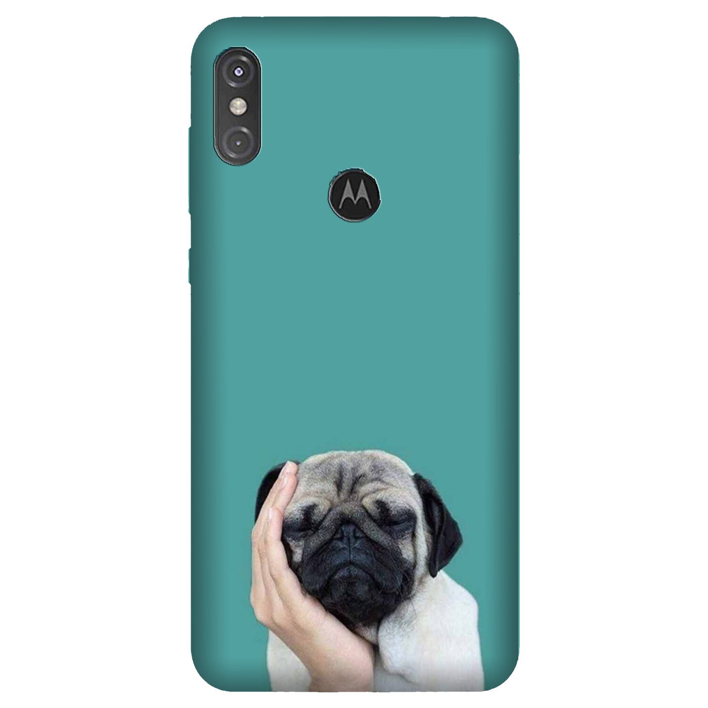 Puppy Mobile Back Case for Moto One Power (Design - 333)
