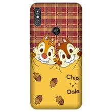 Chip n Dale Mobile Back Case for Moto One Power (Design - 342)