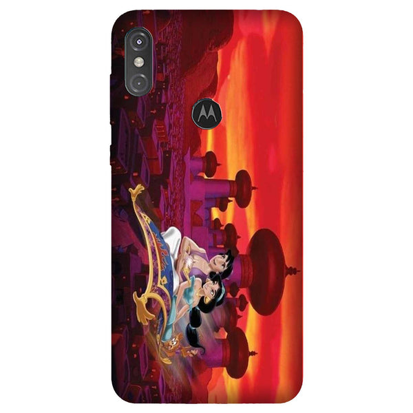 Aladdin Mobile Back Case for Moto One Power (Design - 345)