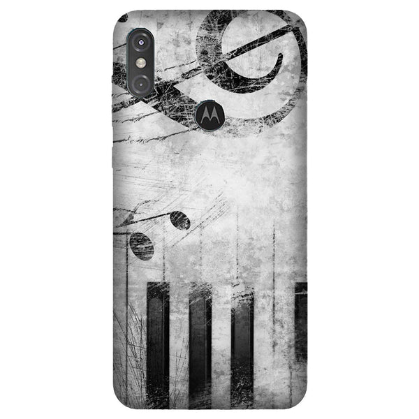 Music Mobile Back Case for Moto One Power (Design - 394)