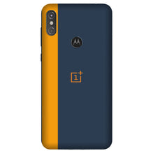 Oneplus Logo Mobile Back Case for Moto One Power (Design - 395)