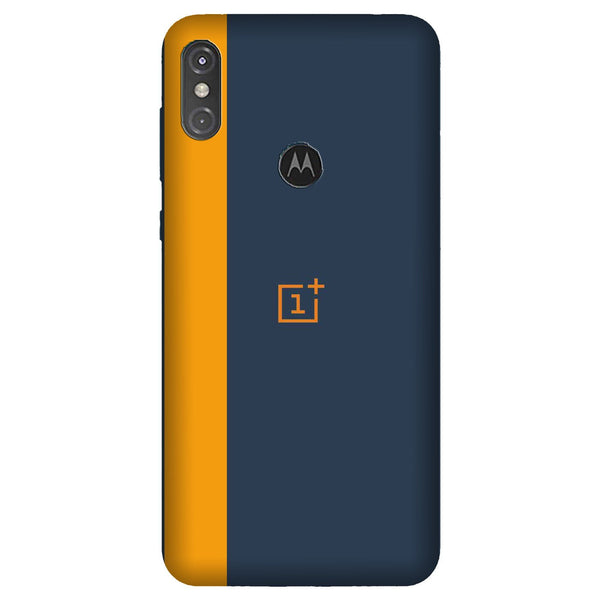 Oneplus Logo Mobile Back Case for Moto One Power (Design - 395)