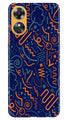 Line Art Baground Case for Oppo A17