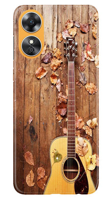 Guitar Mobile Back Case for Oppo A17 (Design - 43)