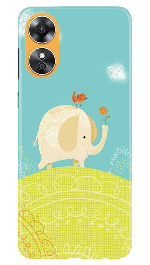 Elephant Painting Case for Oppo A17