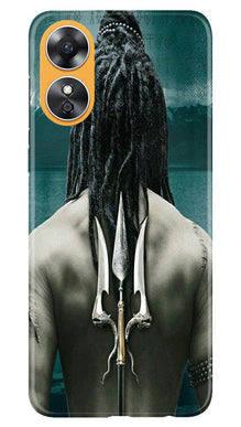 Mahakal Mobile Back Case for Oppo A17 (Design - 47)