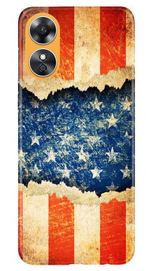 United Kingdom Mobile Back Case for Oppo A17 (Design - 52)