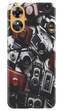Cameras Mobile Back Case for Oppo A17 (Design - 57)