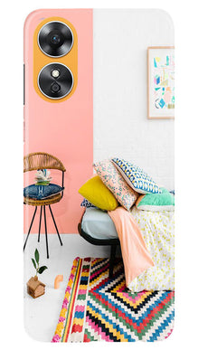 Home Décor Mobile Back Case for Oppo A17 (Design - 60)