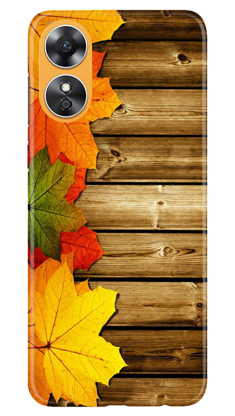 Wooden look3 Case for Oppo A17