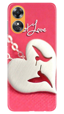Just love Mobile Back Case for Oppo A17 (Design - 88)