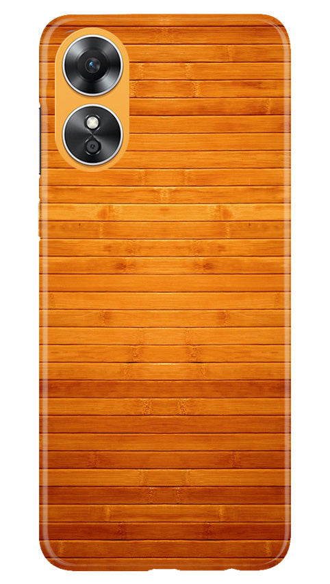 Wooden Look Case for Oppo A17  (Design - 111)