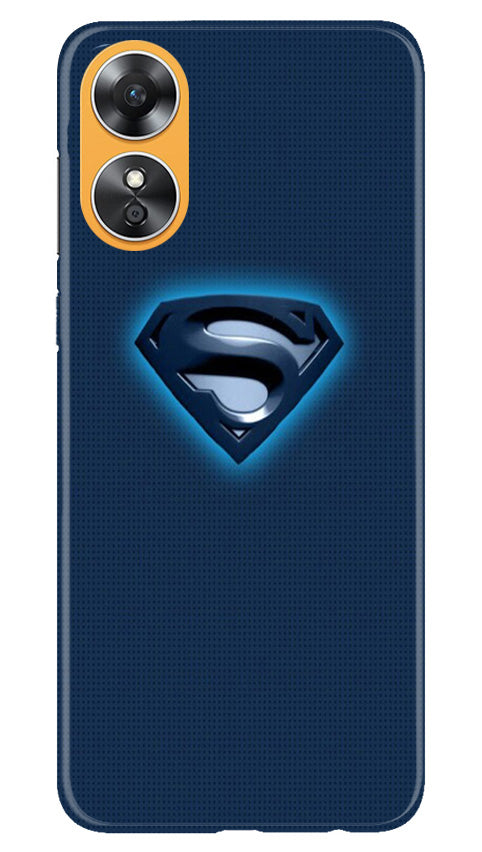 Superman Superhero Case for Oppo A17(Design - 117)