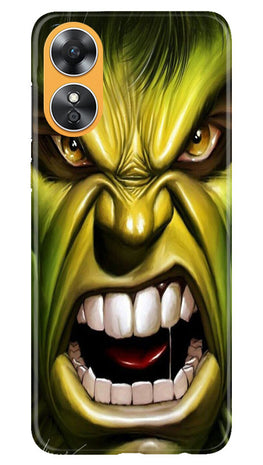 Hulk Superhero Case for Oppo A17(Design - 121)