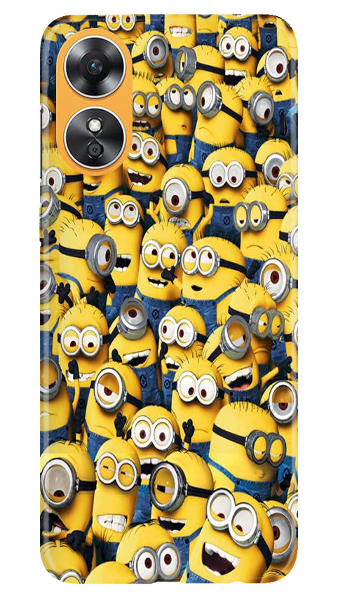Minions Case for Oppo A17  (Design - 126)