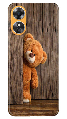 Cute Beer Mobile Back Case for Oppo A17  (Design - 129)