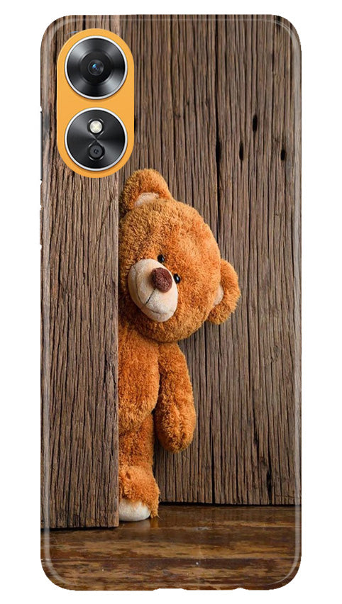 Cute Beer Case for Oppo A17  (Design - 129)