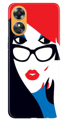 Girlish Mobile Back Case for Oppo A17  (Design - 131)