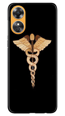 Doctor Logo Mobile Back Case for Oppo A17  (Design - 134)
