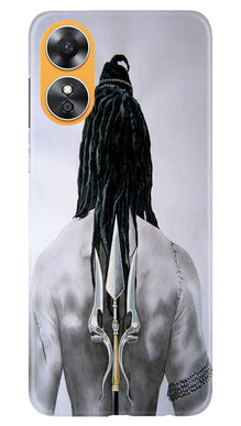 Lord Shiva Mobile Back Case for Oppo A17  (Design - 135)