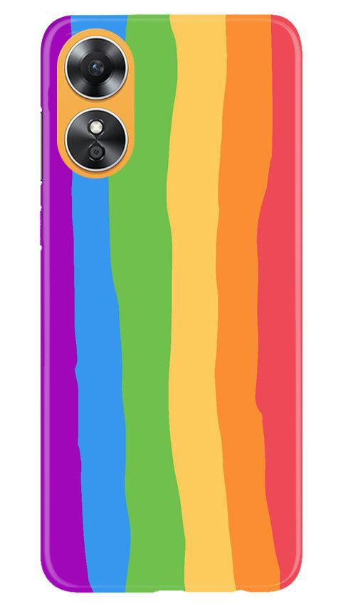Multi Color Baground Case for Oppo A17(Design - 139)