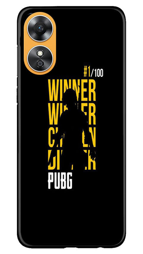 Pubg Winner Winner Case for Oppo A17(Design - 146)