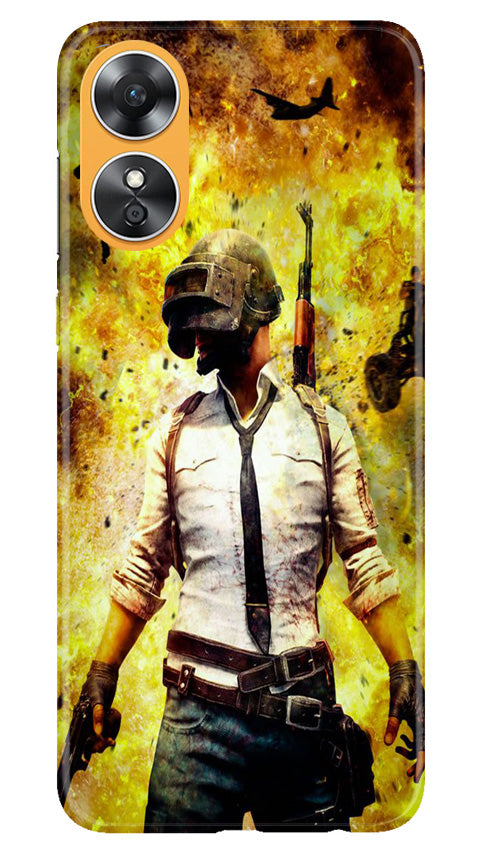 Pubg Case for Oppo A17  (Design - 149)