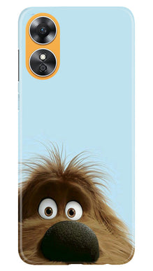 Cartoon Mobile Back Case for Oppo A17 (Design - 153)