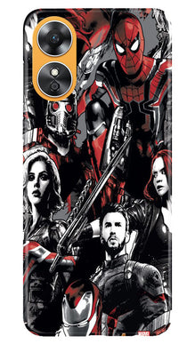 Avengers Mobile Back Case for Oppo A17 (Design - 159)