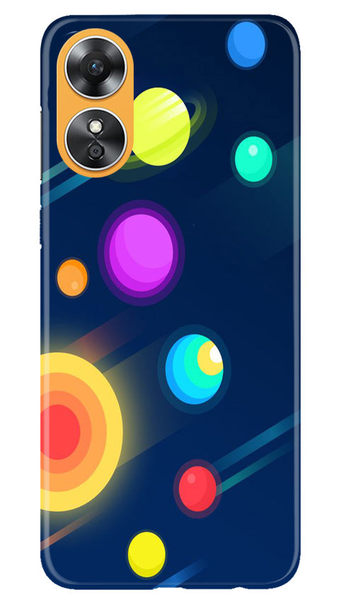 Solar Planet Case for Oppo A17 (Design - 166)