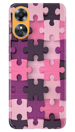 Puzzle Case for Oppo A17 (Design - 168)
