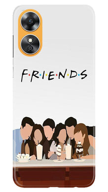 Friends Mobile Back Case for Oppo A17 (Design - 169)