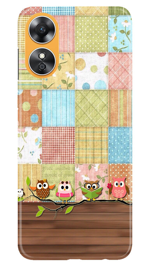 Owls Case for Oppo A17 (Design - 171)