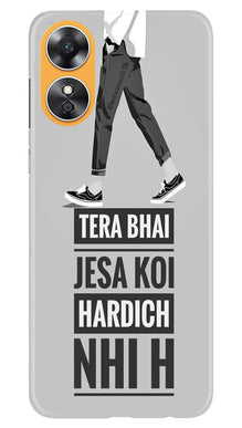 Hardich Nahi Mobile Back Case for Oppo A17 (Design - 183)
