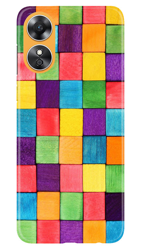 Colorful Square Case for Oppo A17 (Design No. 187)