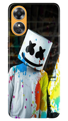 Marsh Mellow Mobile Back Case for Oppo A17 (Design - 189)