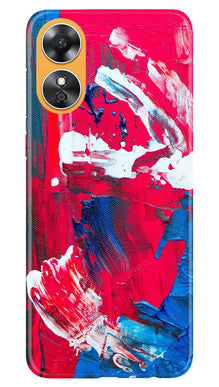 Modern Art Mobile Back Case for Oppo A17 (Design - 197)