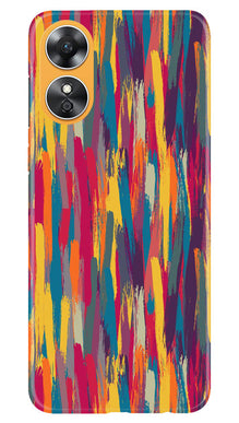 Modern Art Mobile Back Case for Oppo A17 (Design - 211)
