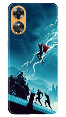 Thor Avengers Mobile Back Case for Oppo A17 (Design - 212)
