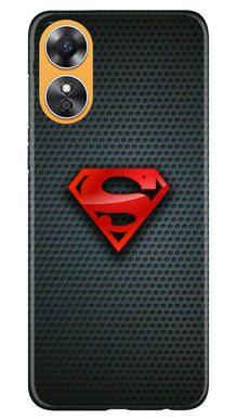 Superman Mobile Back Case for Oppo A17 (Design - 216)