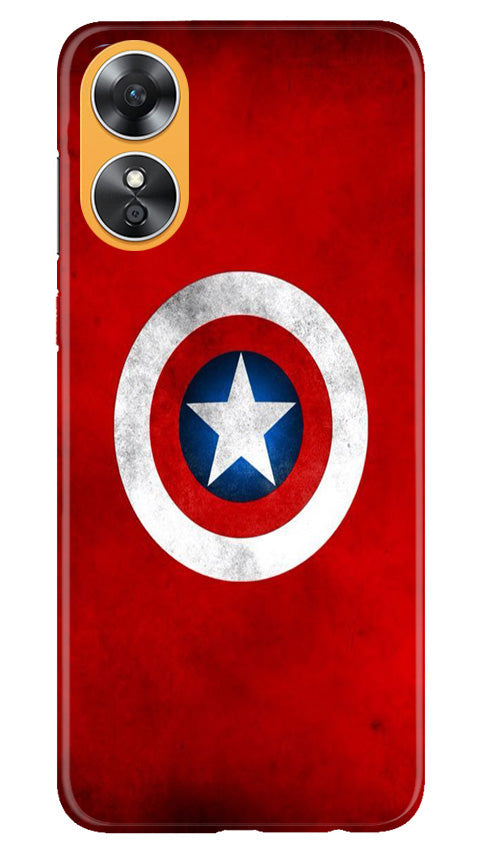 Captain America Case for Oppo A17 (Design No. 218)
