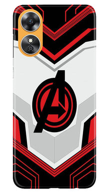 Avengers2 Mobile Back Case for Oppo A17 (Design - 224)