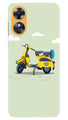 Vintage Scooter Case for Oppo A17 (Design No. 229)