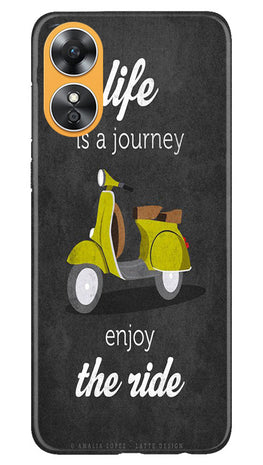 Life is a Journey Case for Oppo A17 (Design No. 230)